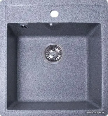Кухонная мойка GranAlliance G-20 (темно-серый, без сифона)