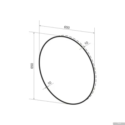 Wellsee Зеркало 7 Rays' Spectrum 172200030, 65 х 65 см