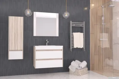 Style Line Тумба под умывальник Монако МДФ 70 (подвесная, со столешницей)