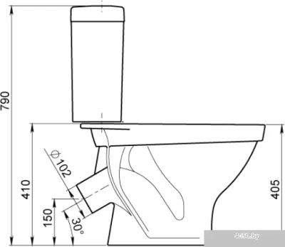 Унитаз Santeri Форвард [1.P205.2.S00.00B.F]