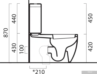 Унитаз GSI Panorama [661511]