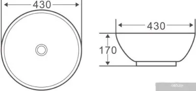 Умывальник BelBagno BB1077
