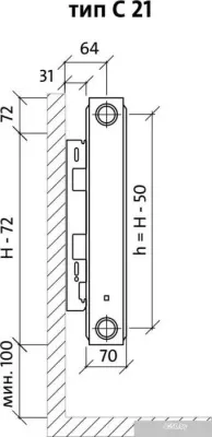 Royal Thermo Compact C21-500-800 (Bianco Traffico)