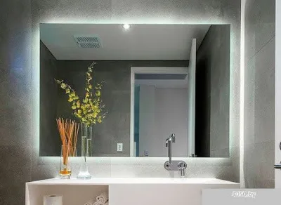 Пекам Зеркало с подсветкой GretaFly 100x60 (с подогревом и сенсором)