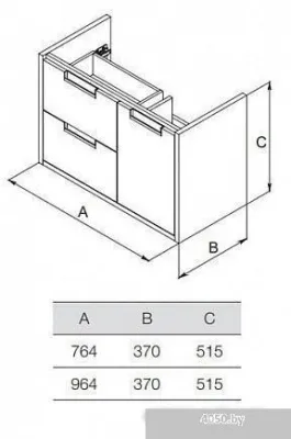 Roca Тумба под умывальник Etna 857301806