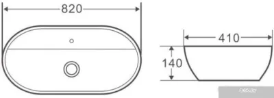 Умывальник BelBagno BB1347