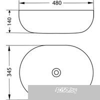 Lauter 21836A + клапан 21190W + сифон 21635W (белый матовый)