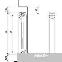 Fondital Exclusivo D3 Plus 500/100 (10 секций)