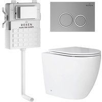 Roxen Antares в комплекте с инсталляцией Attach 5 в 1 966902 (кнопка: хром матовый)