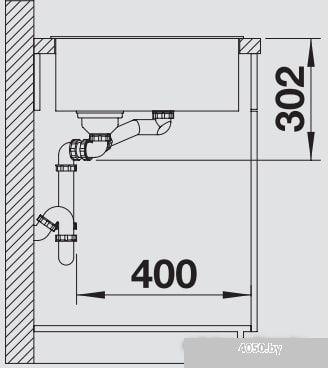 Кухонная мойка Blanco AXIA III 6 S 525850 (черный)