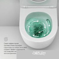 AM.PM Pro S IS47038.801900 (черный матовый, с сиденьем и кнопкой смыва)