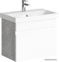 Aqwella Тумба Smart 60 SRT0106BS с умывальником Moduo Slim UM-MOD60SL/1