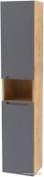 ЗОВ Шкаф-пенал Дион 150 DP150LHO0M7015МKV5 (графит матовый/дуб)