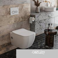 Roxen Cube bidet в комплекте с инсталляцией StounFix Dual Fresh 6 в 1 966246 (кнопка: бежевый)