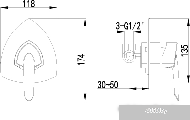 Смеситель Lemark Mars LM3523C