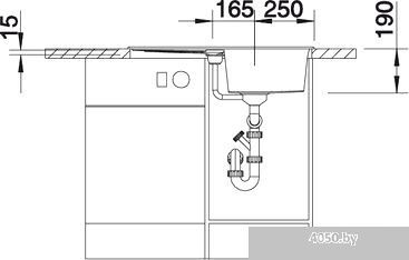 Кухонная мойка Blanco METRA 45 S (кофе) [515038]