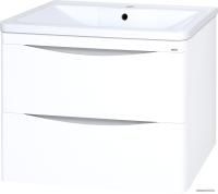 Misty Атлантик - 100 Тумба подвесная с 2 ящ., белая эмаль - П-Атл-01100-011П2Я