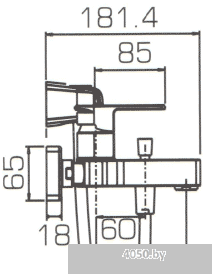 Смеситель Bravat Riffle F672106C-01