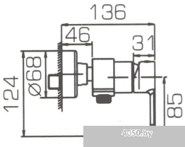 Смеситель Bravat Stream-D F937163C-01