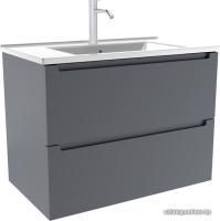 ЗОВ Тумба с умывальником Дион 60 D60LAFM7015MKV5-OL60 (графит матовый)