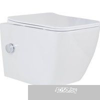 Roxen Cube bidet в комплекте с инсталляцией StounFix Dual Fresh 6 в 1 968094 (кнопка: золото глянцев