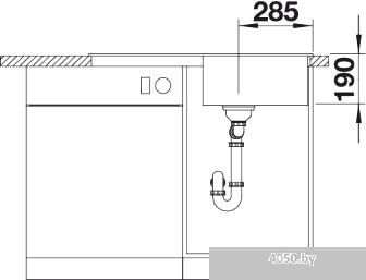 Кухонная мойка Blanco Zia 5 S 526016 (черный)