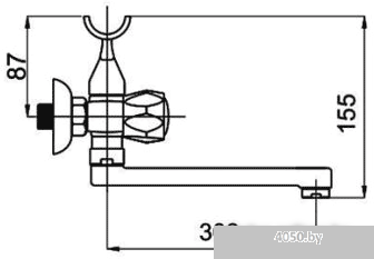 Смеситель Rubineta Milano-1 (C)(K) (M1CK06)