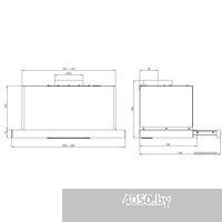 Elikor Slide 50П-1000 229459 (белый/стекло белое)