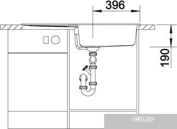 Кухонная мойка Blanco Metra XL 6 S (мускат) [521896]
