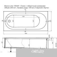 Aquanet Lotos 180x80