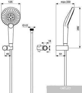 Ideal Standard Evo Jet Diamond XL3 B1765AA