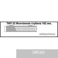 Kermi Therm X2 Line-Ventil PLV Тип 22 505x1605 PLV220501601R2Y