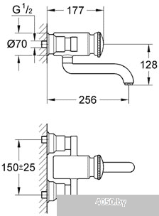 Смеситель Grohe Contromix Public 36113000