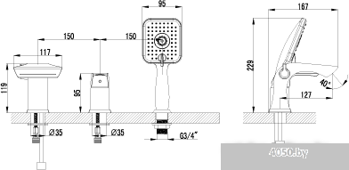 Смеситель Lemark UNIT LM4545C