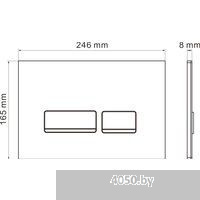Roxen Antares Tornado в комплекте с инсталляцией StounFix Dual Fresh 6 в 1 968395 (кнопка: белый гля