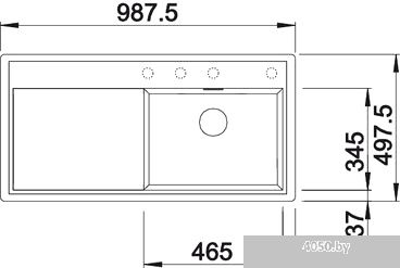 Кухонная мойка Blanco Zenar XL 6 S-F (белый, правая) [519310]