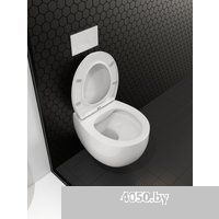 Roxen Egg в комплекте с инсталляцией StounFix Dual Fresh 6 в 1 964008 (кнопка: белый глянец)