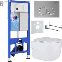 Roxen Porto One Rimless 6 в 1 StounFix Dual Fresh 531880 (кнопка: матовая)