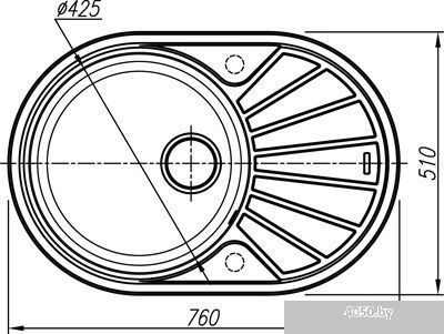 Кухонная мойка Thor Fjord 76 Ваниль