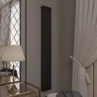 Faberg Garmonia 2/25 (4 секции, черный матовый RAL-9005)