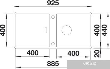 Кухонная мойка Blanco Jaron XL 6 S-IF (520679)