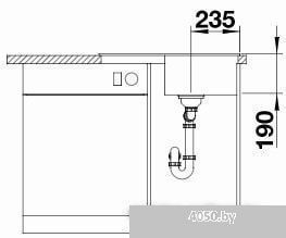 Кухонная мойка Blanco Zia 45 S Compact 526009 (черный)
