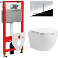 Lauter Vortex 2110830 + TECE Kit 9400412 с кнопкой (хром)