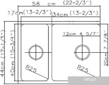 Кухонная мойка Asil AS 261-R (полированная, 1 мм)