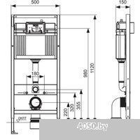 Grado GD-W201T + TECE Kit 9400413 (с кнопкой смыва)