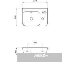 Lavinia Boho Bathroom Sink Slim 33311066