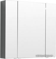 Aquanet Шкаф с зеркалом Алвита 90 00240110 (серый антрацит)
