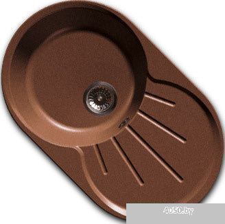 Кухонная мойка GranFest GF-R750L (красный марс)