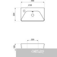 Lavinia Boho Bathroom Sink Slim 33311057