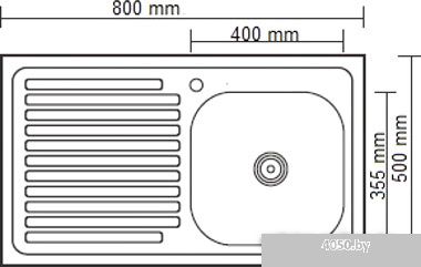 Кухонная мойка Ledeme L98050-R